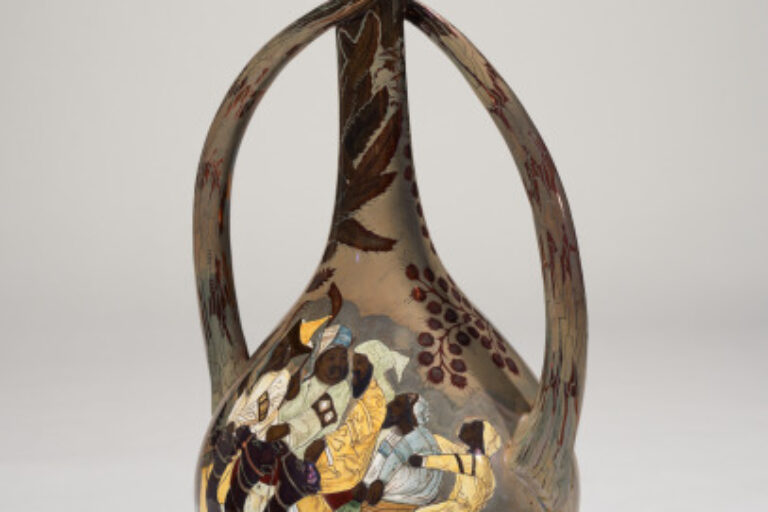 VASE WITH SCENES FROM THE MAQAMAT AL-ḤARĪRĪ