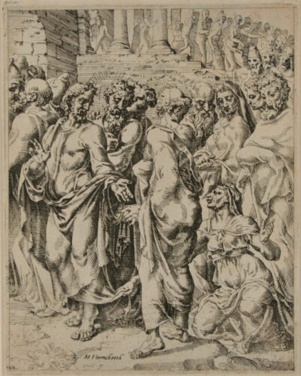 Christ and the Woman who was Cured of the Issue of Blood