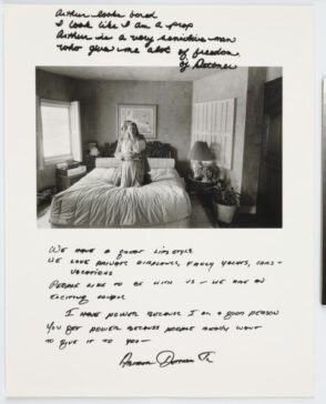 Arthur looks bored; I look like I am a prop