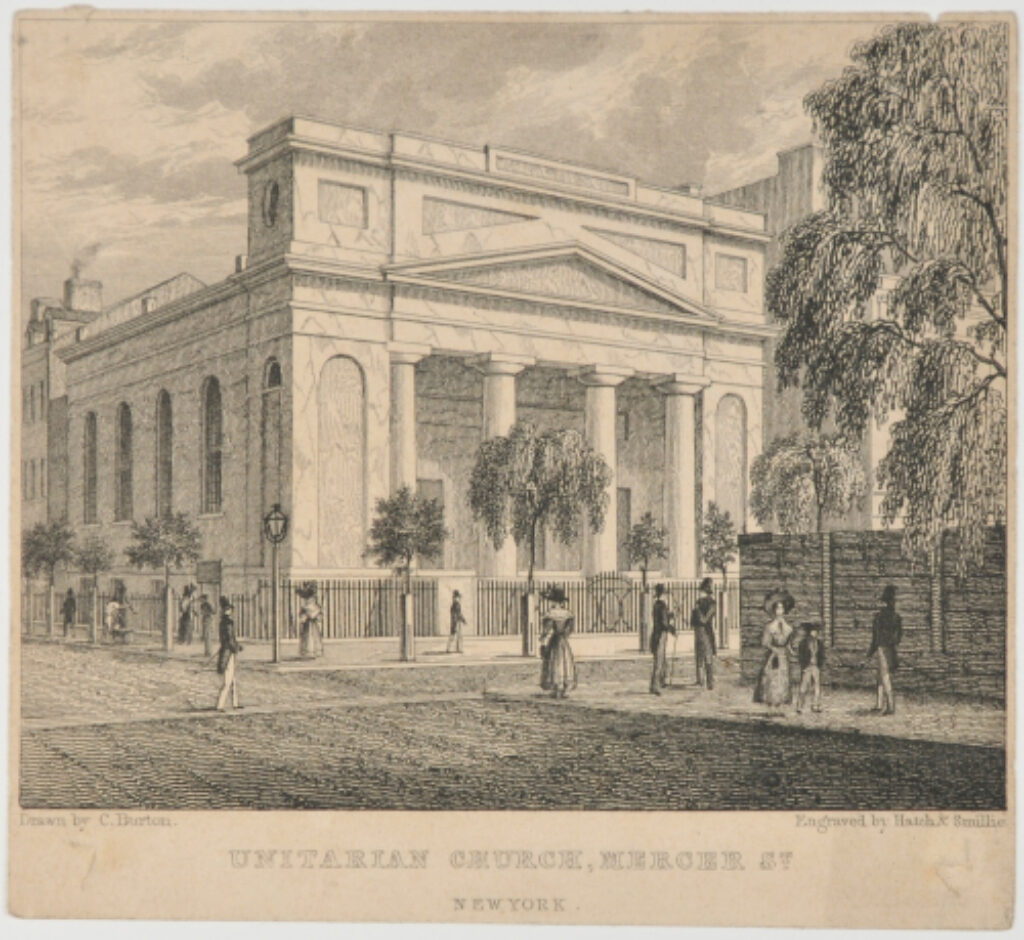 Unitarian Church, Mercer St., New York - Image 1