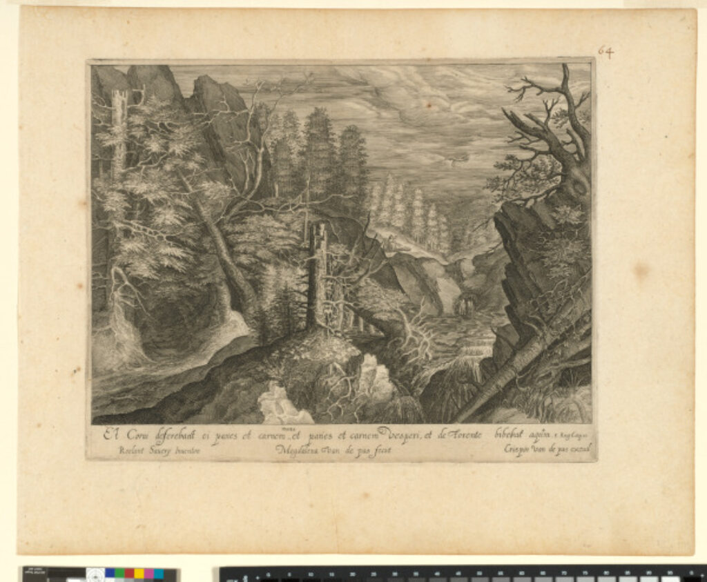 Landscape with Elijah Receiving Bread and Meat from the Ravens