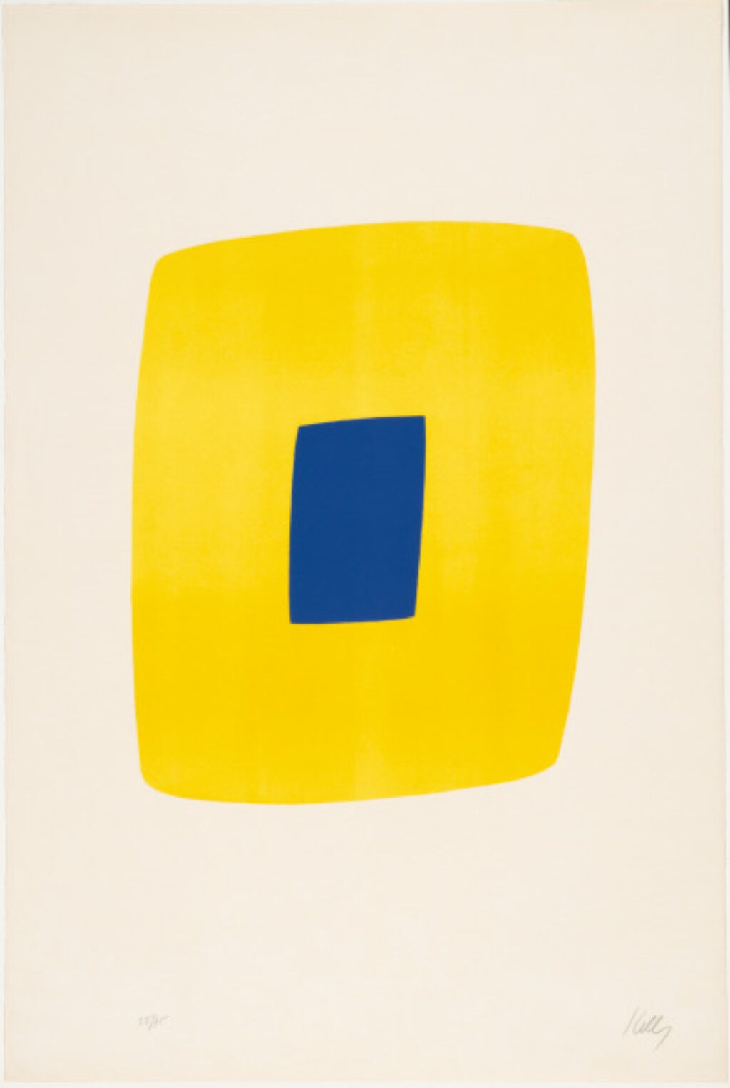 Yellow with Dark Blue