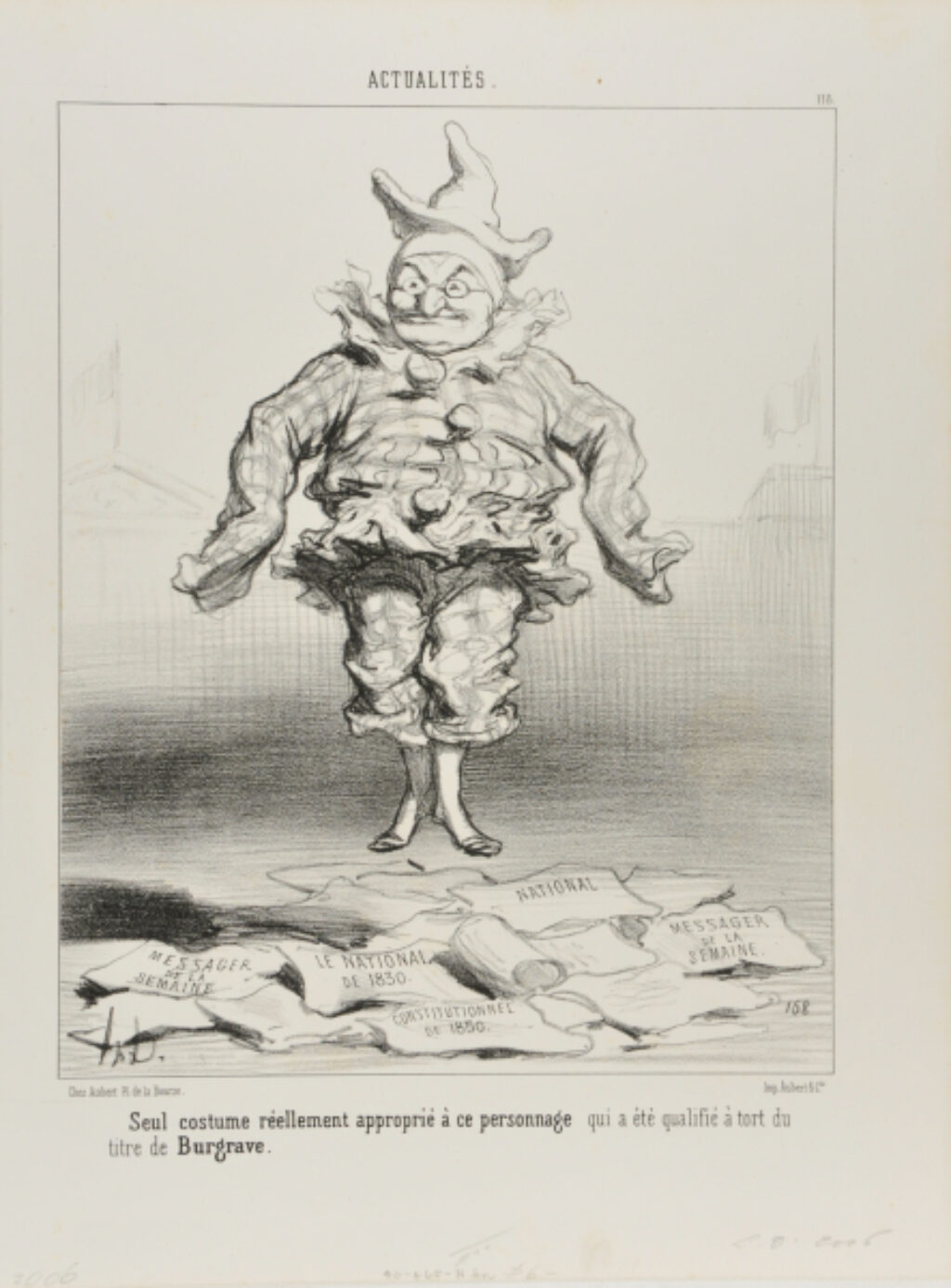 Seul costume réellement approprié à ce personnage qui a été qualifié à tort du titre de Burgrave.