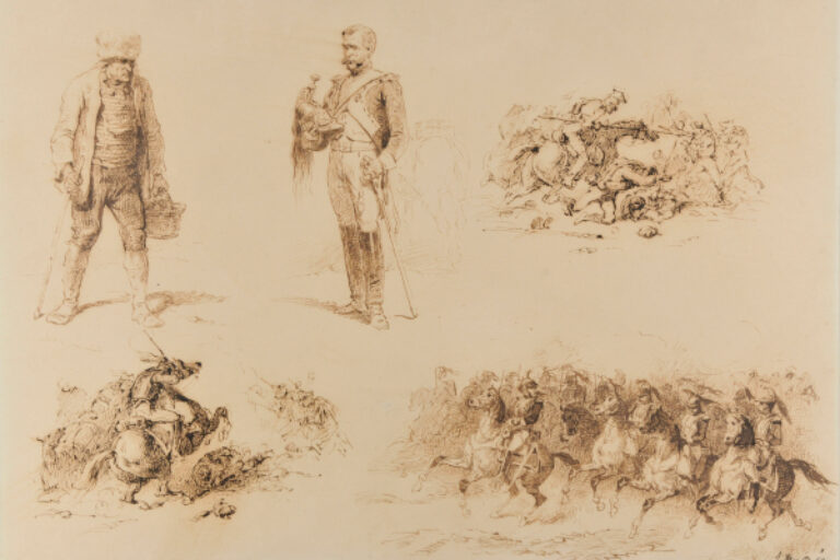 Military Sketches [5 drawings]