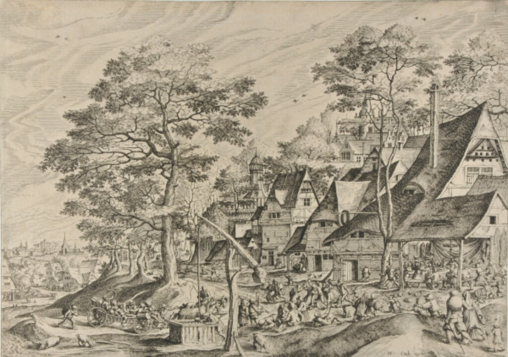 Peasant Feast in a Village