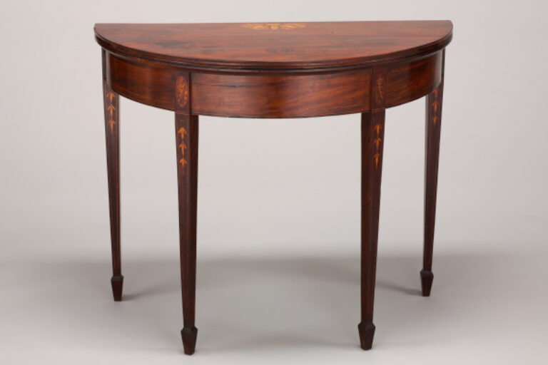 Demilune Card Table