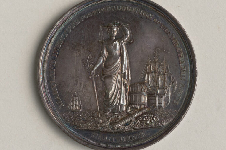 "MARYLAND INSTITUTE FOR THE PROMOTION OF THE MECHANIC ARTS AWARD" MEDAL