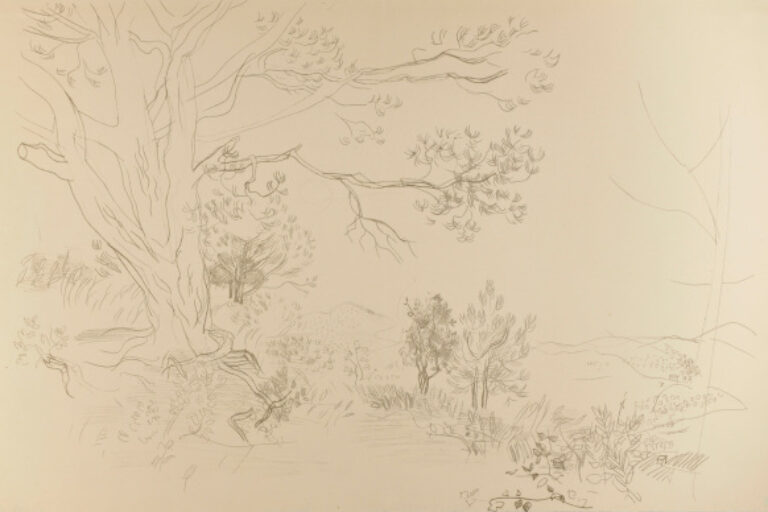 LANDSCAPE WITH TREES