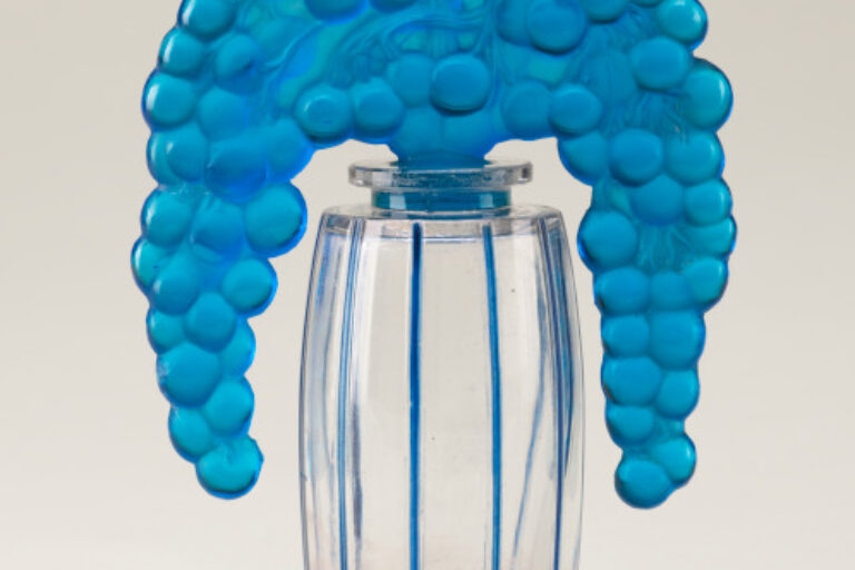 “Bouchon Cassis” Striped Perfume Flagon