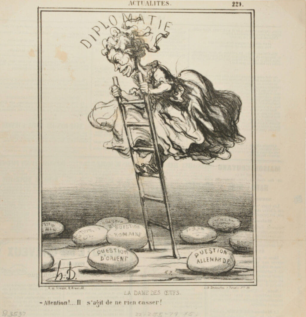 La Dame Des Oeufs. – Attention!… Il s’agit de ne rien casser!