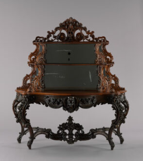 Side Table with Etagère