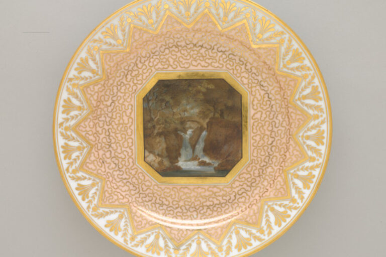 Plate: The Lower Waterfall at Rydal, Westmorland