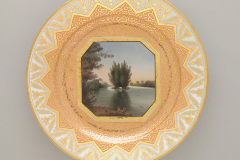 Plate: The Tomb of Rousseau