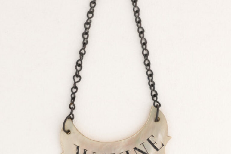 "W. WINE" BOTTLE TICKET