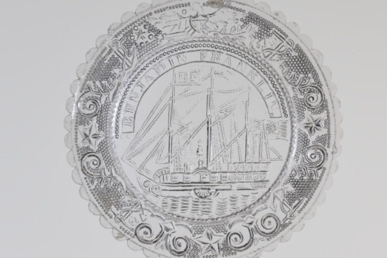 'BENJAMIN FRANKLIN' CUP PLATE