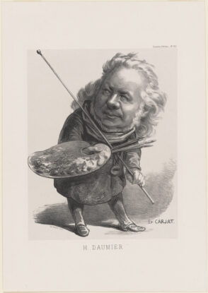 Portrait ‘chargé’ de Daumier
