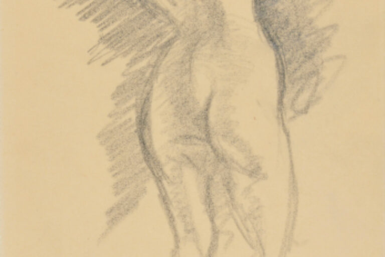 FEMALE NUDE SEEN FROM THE BACK