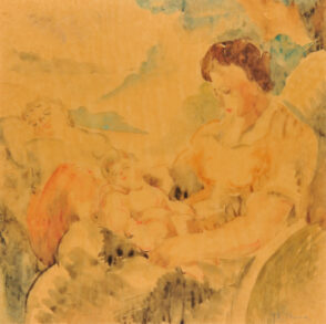 Mother and Two Children