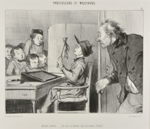 Attends, attends… j’te vas en donner moi du maître d’école !…