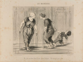 Ma p’tite me donne bien du mal, mame Radiguet… elle ne mord pas à l’eau.