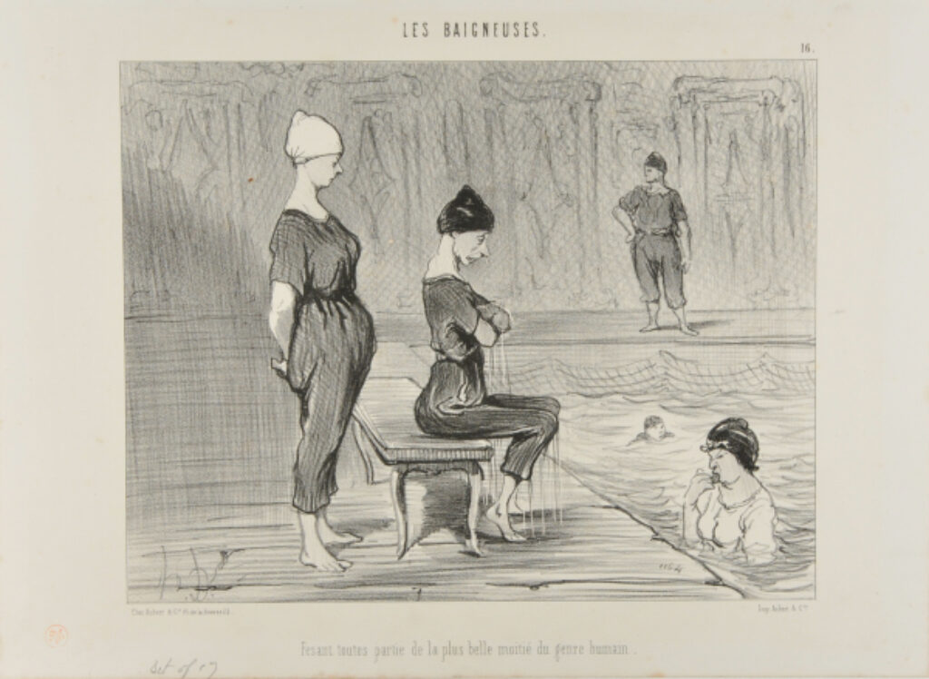 Fesant toutes partie de la plus belle moitié du genre humain.