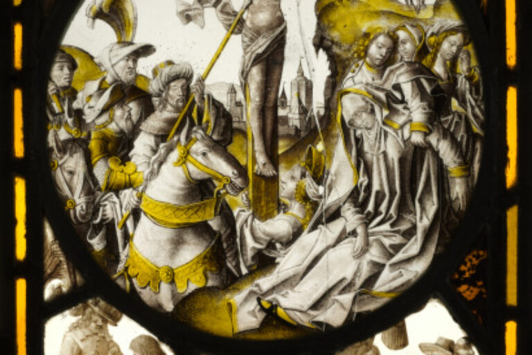 Crucifixion with Longinus Piercing Christ’s Side