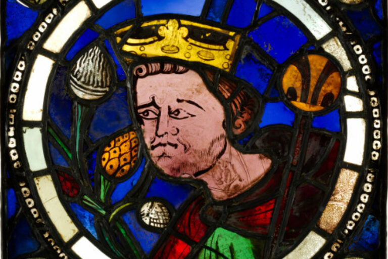 Crowned Figure with Sceptre