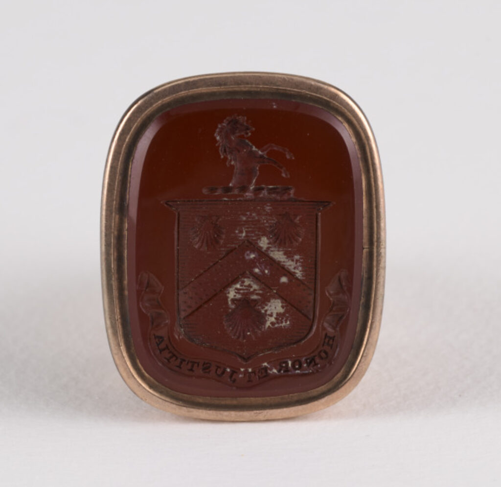 Bayard Family Crest Seal Fob Pendant - Image 3