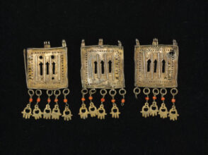 Three Square Pendant Plaques