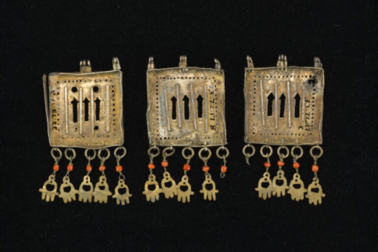 Three Square Pendant Plaques
