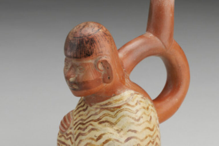 Seated Youth Figurative Bottle