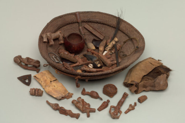 Divination Basket and Figurines (Ngombo ya Cisuka and Tupele)
