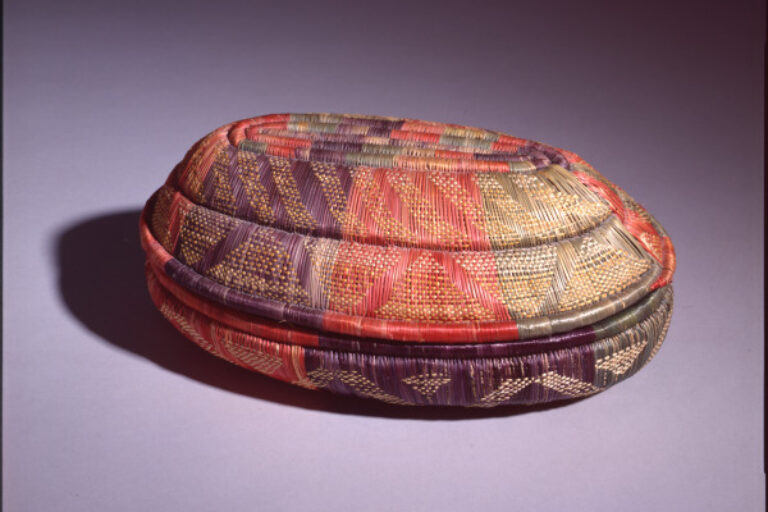 Oval Lidded Basket