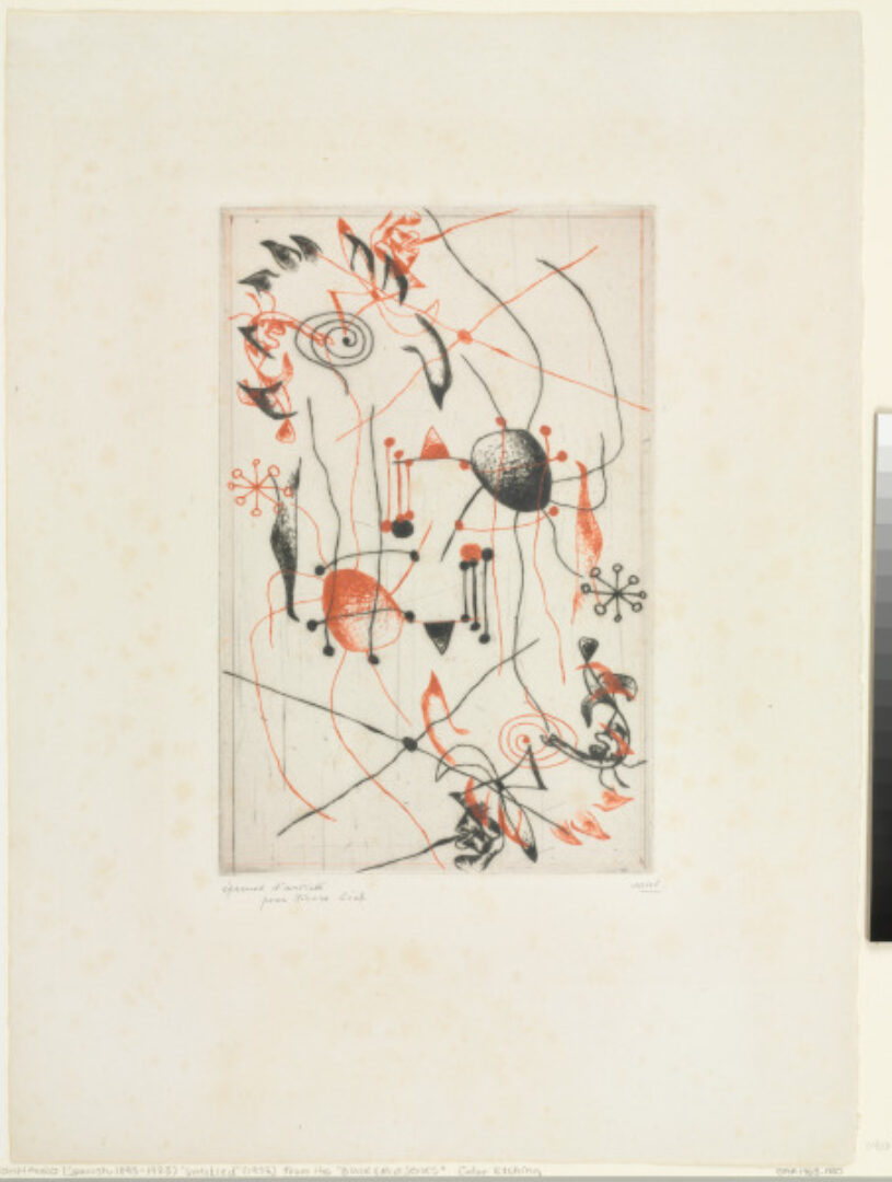 PLATE 3 FROM THE "BLACK AND RED SERIES"