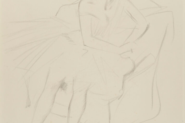 BALLERINA SEATED IN A CHAIR