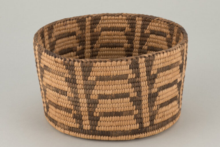 Basket with vertical ladder design