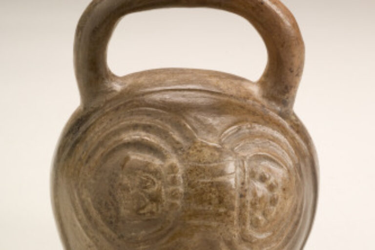 Bottle with Spider Design