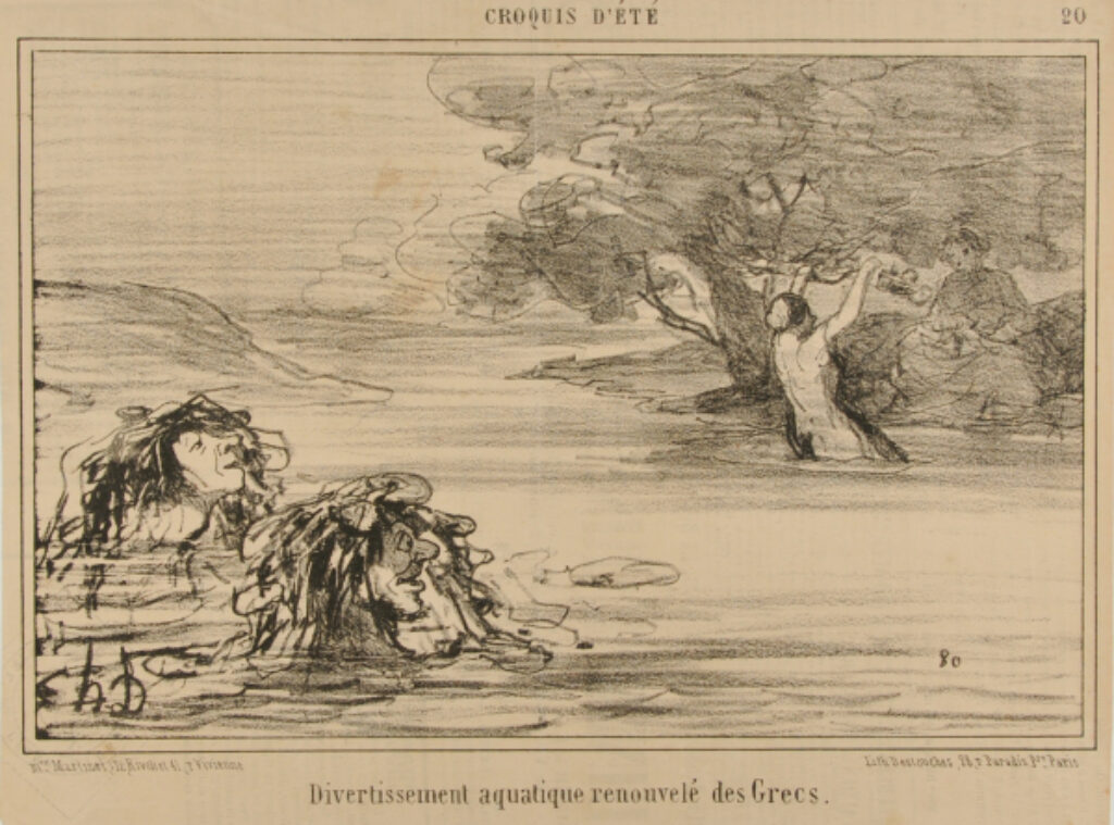 Divertissement aquatique renouvelé des Grecs.