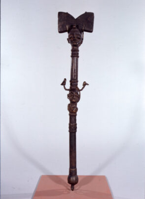 Staff for Shango Devotees (Ose Shango)