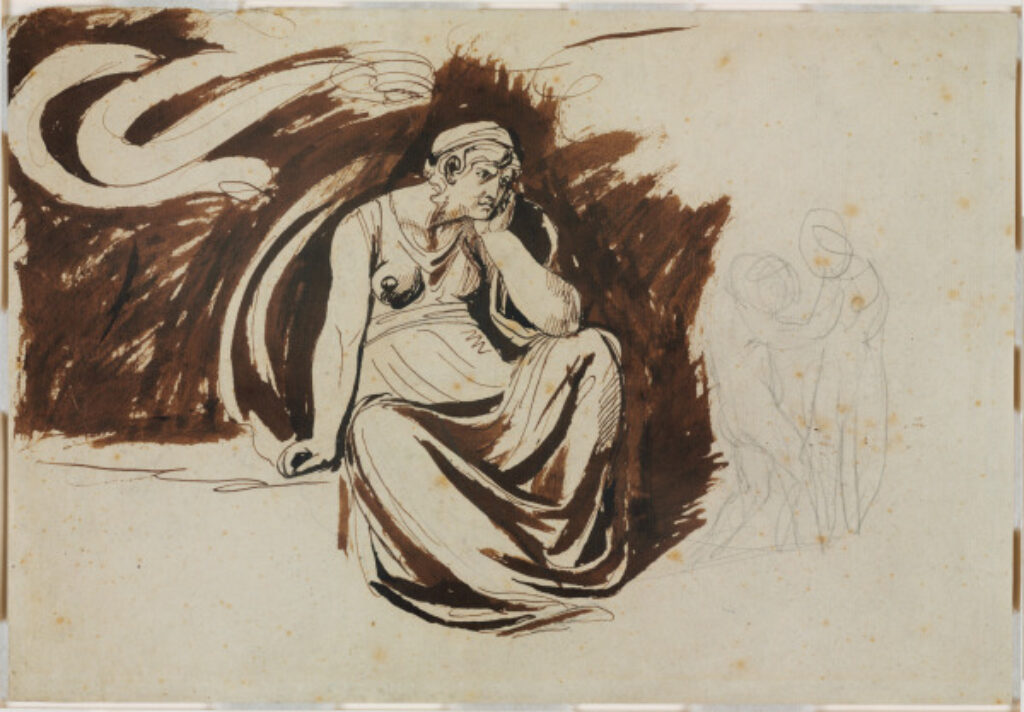 Medea Contemplating the Murder of Her Children (recto); Medea Contemplating the Murder of Her Children (verso) - Image 3