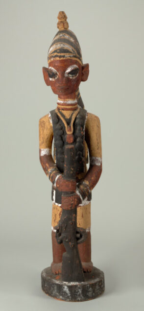 Hunter with Gun and Cap Filled with Shot