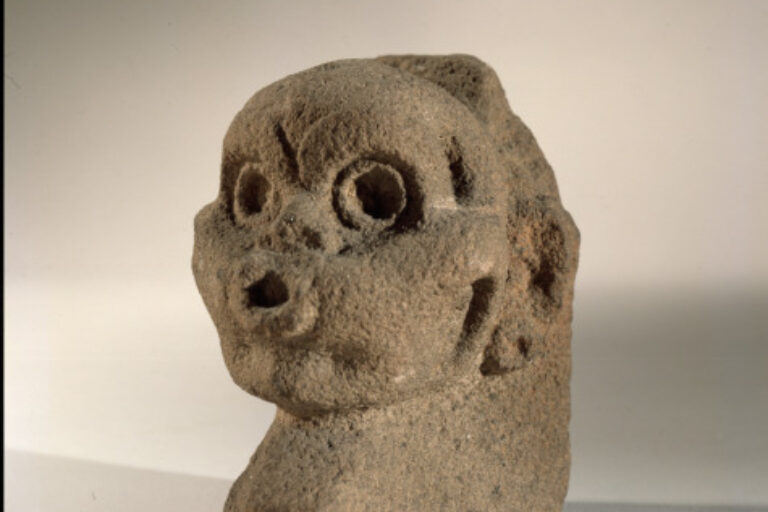 Hacha in the shape of an anthropomorphic head