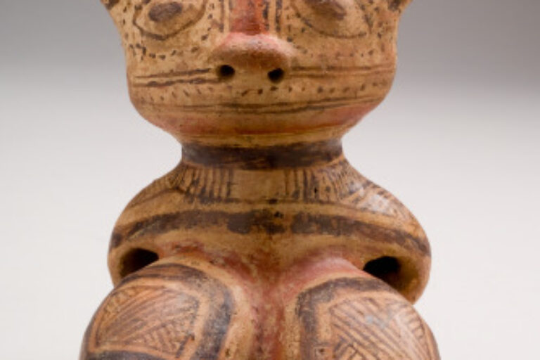 Seated Jaguar Whistle (Ocarina)