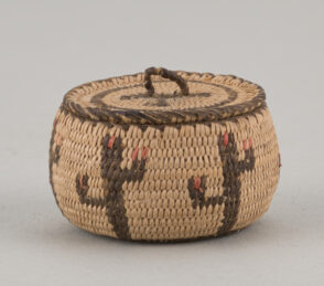 Miniature Basket With Lid
