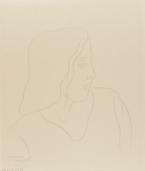 Head of a Mexican Woman in Profile