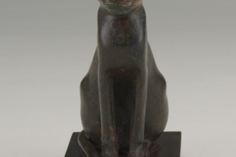 Seated Cat Figure