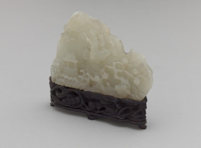 Miniature Mountain with Longevity Motifs