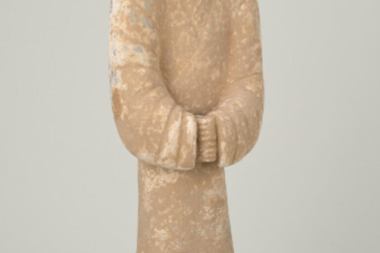 Figure of an Attendant with Hands Clasped below Waist