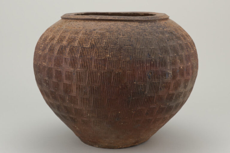 Storage Vessel with Comb-Impressed Decoration