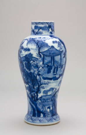 Baluster Vase with Overall Landscape